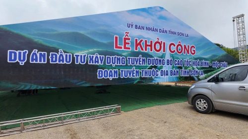 Khởi công cao tốc hoà bình mộc châu